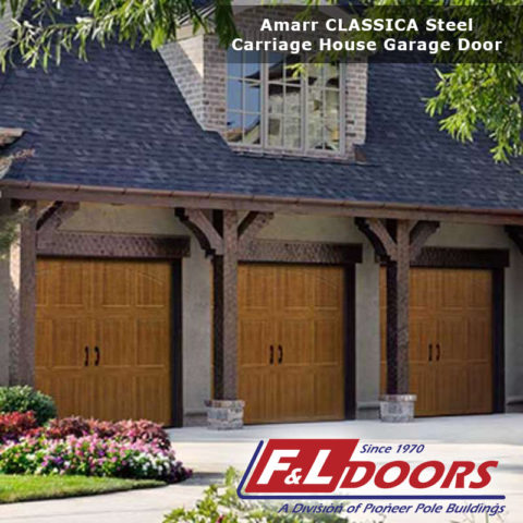 Amarr CLASSICA Steel Carriage House Garage Door - F&L Doors